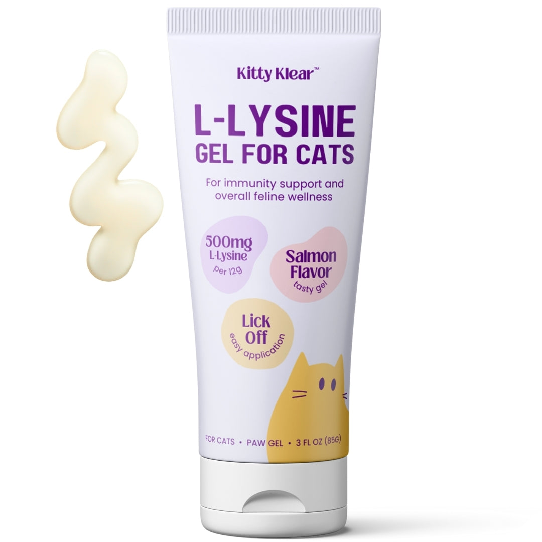 Kitty Klear L-lysine Immune Support Gel for Cats