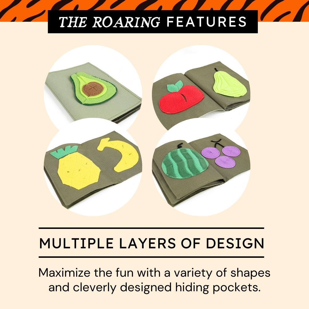 Fruity Tales Snuffle Mat Interactive Toy for Dogs