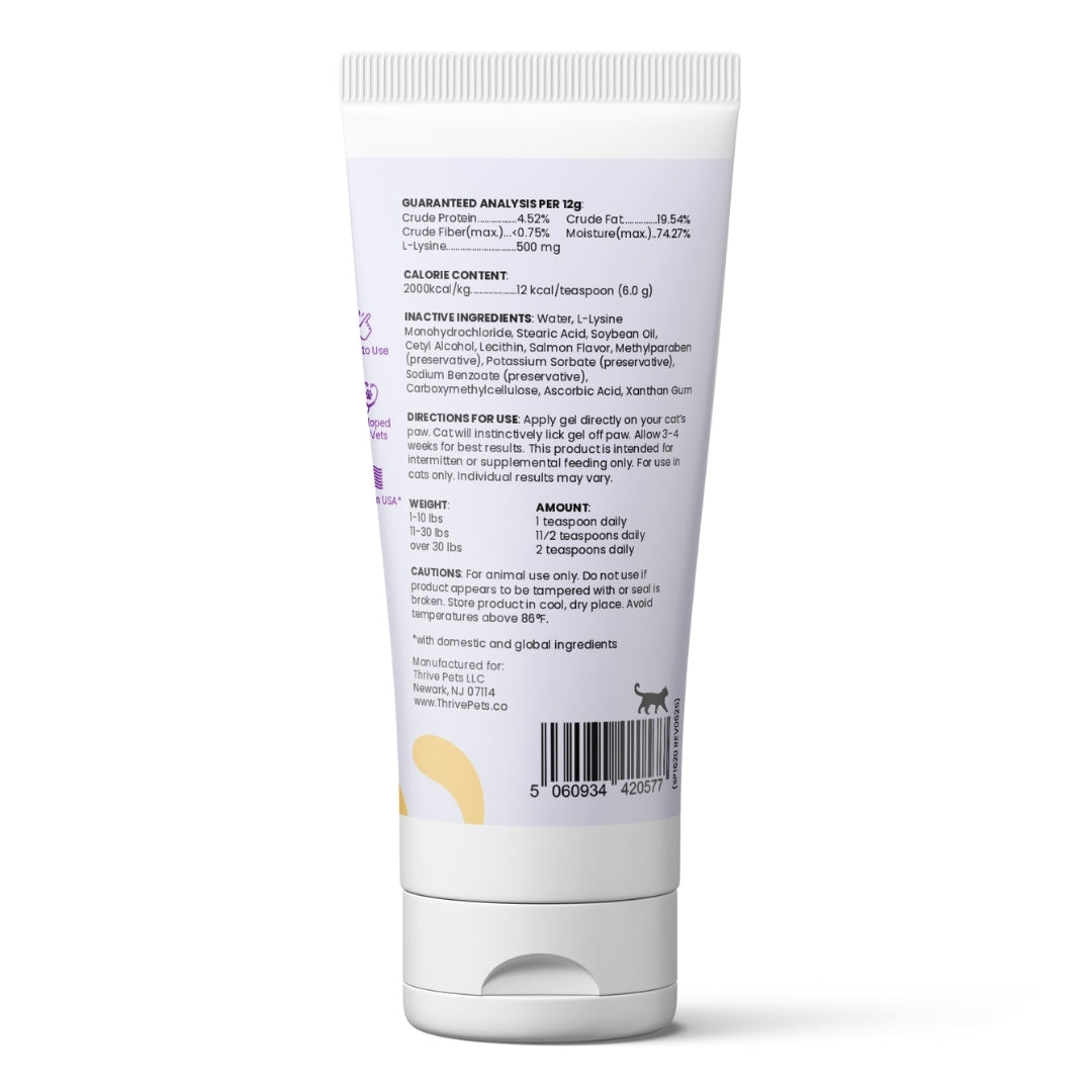 Kitty Klear L-lysine Immune Support Gel for Cats