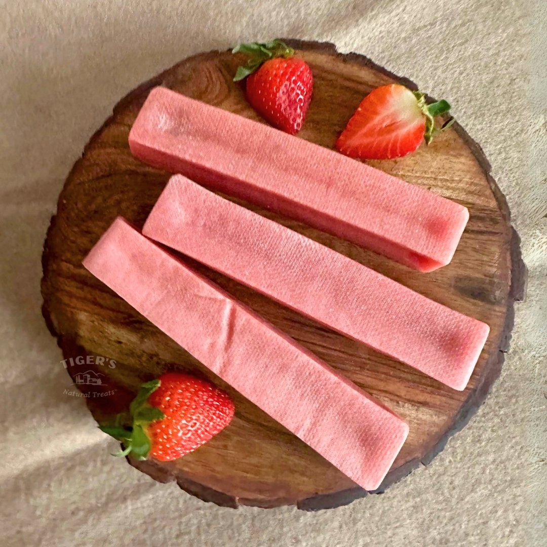 Strawberry Yak Chews for Dogs