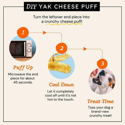 Peanut Butter Yak Chews for Dogs