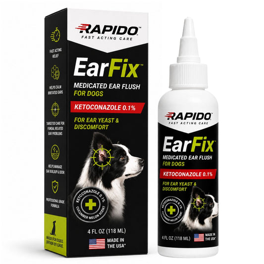 RAPIDO™ EarFix Medicated Ear Flush for Dogs