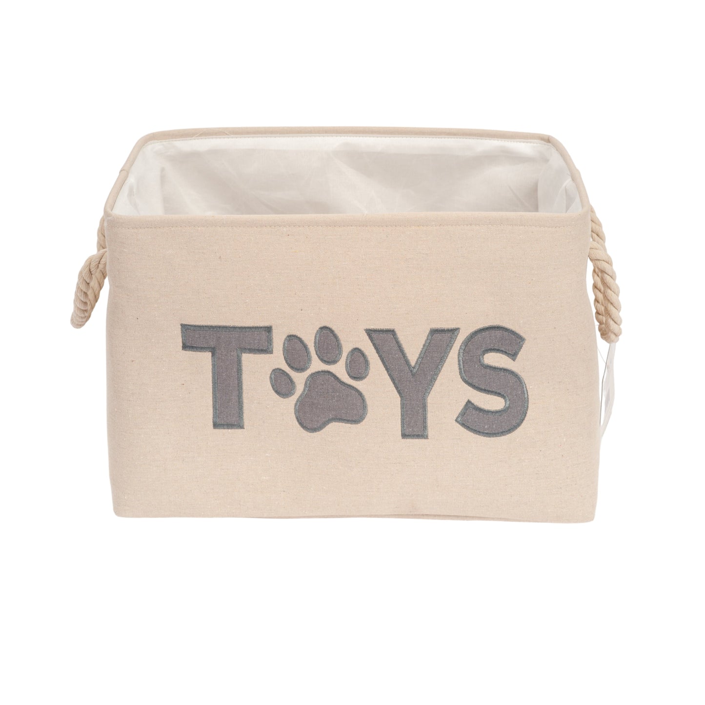 Country Living Foldable Fabric Dog Toy Storage Bin by American Pet Supplies