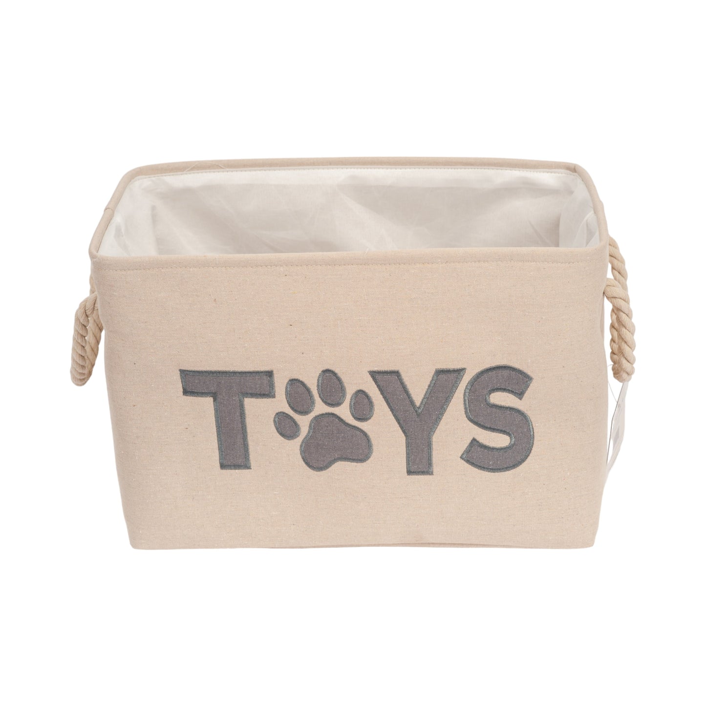 Country Living Foldable Fabric Dog Toy Storage Bin by American Pet Supplies