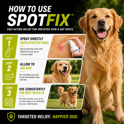 RAPIDO™ SpotFix Medicated Skin Spray for Dogs