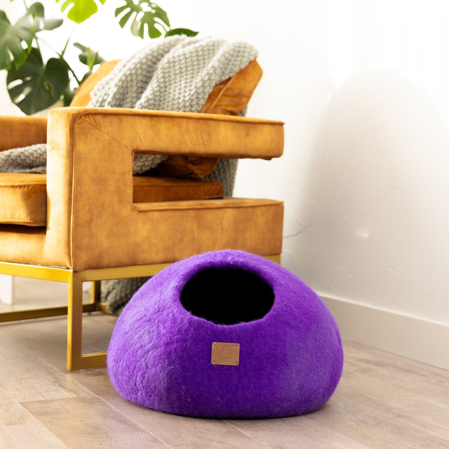 Plum Purple | Round Style Cave by Fuzzy Cove