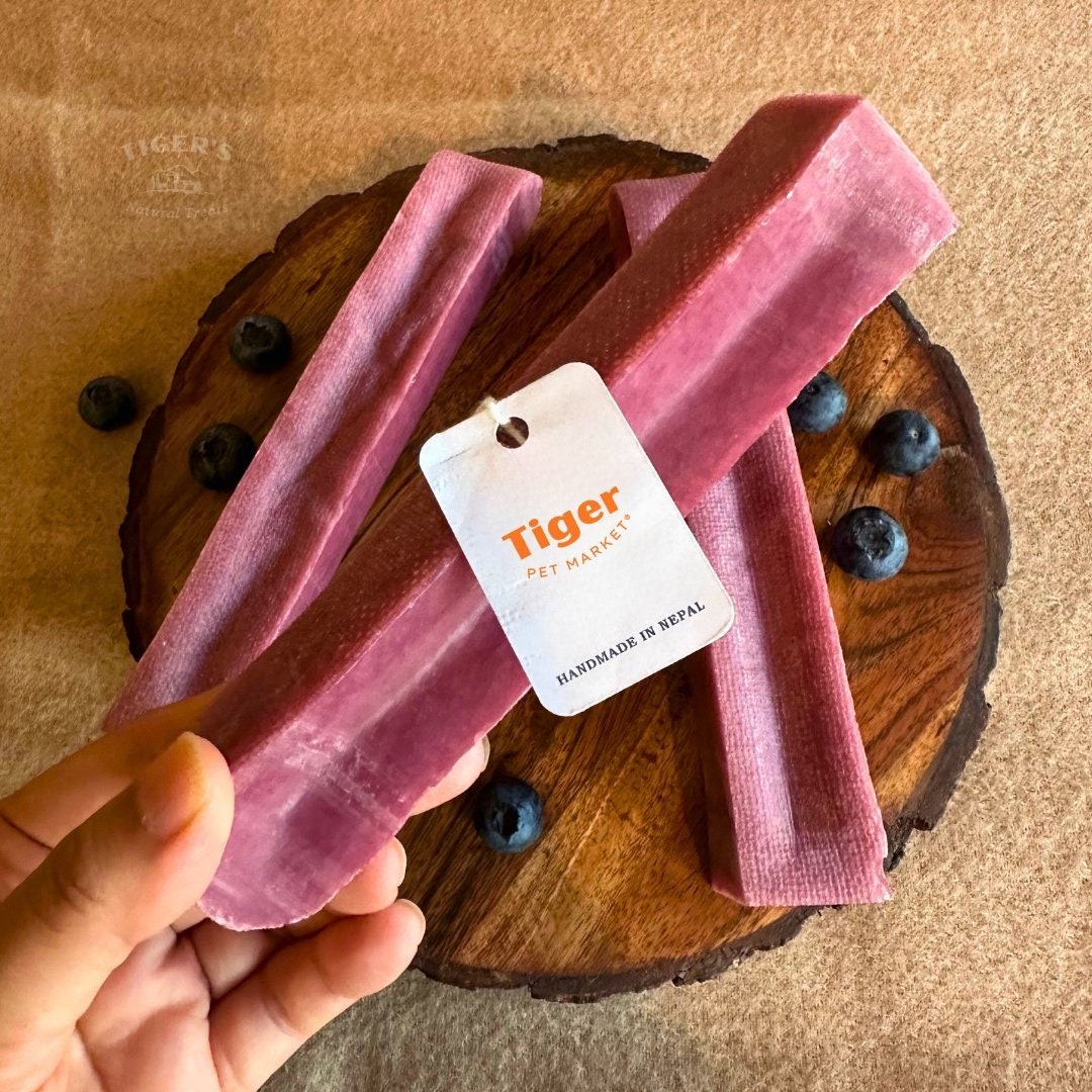 Blueberry Yak Chew Treats for Dogs