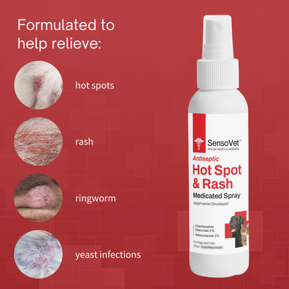 Hot Spot & Rash Spray for Dogs & Cats - 8oz