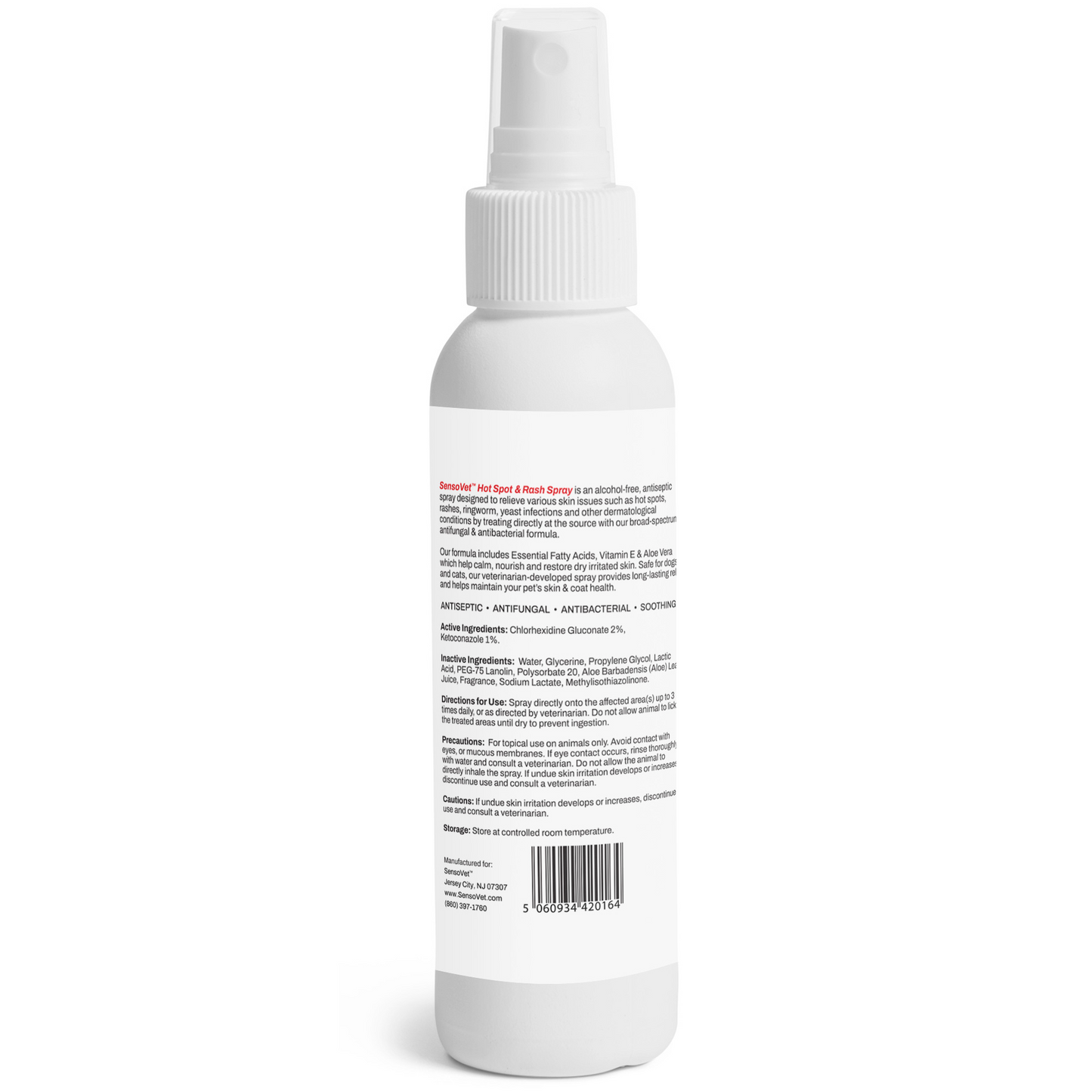 Hot Spot & Rash Spray for Dogs & Cats - 8oz
