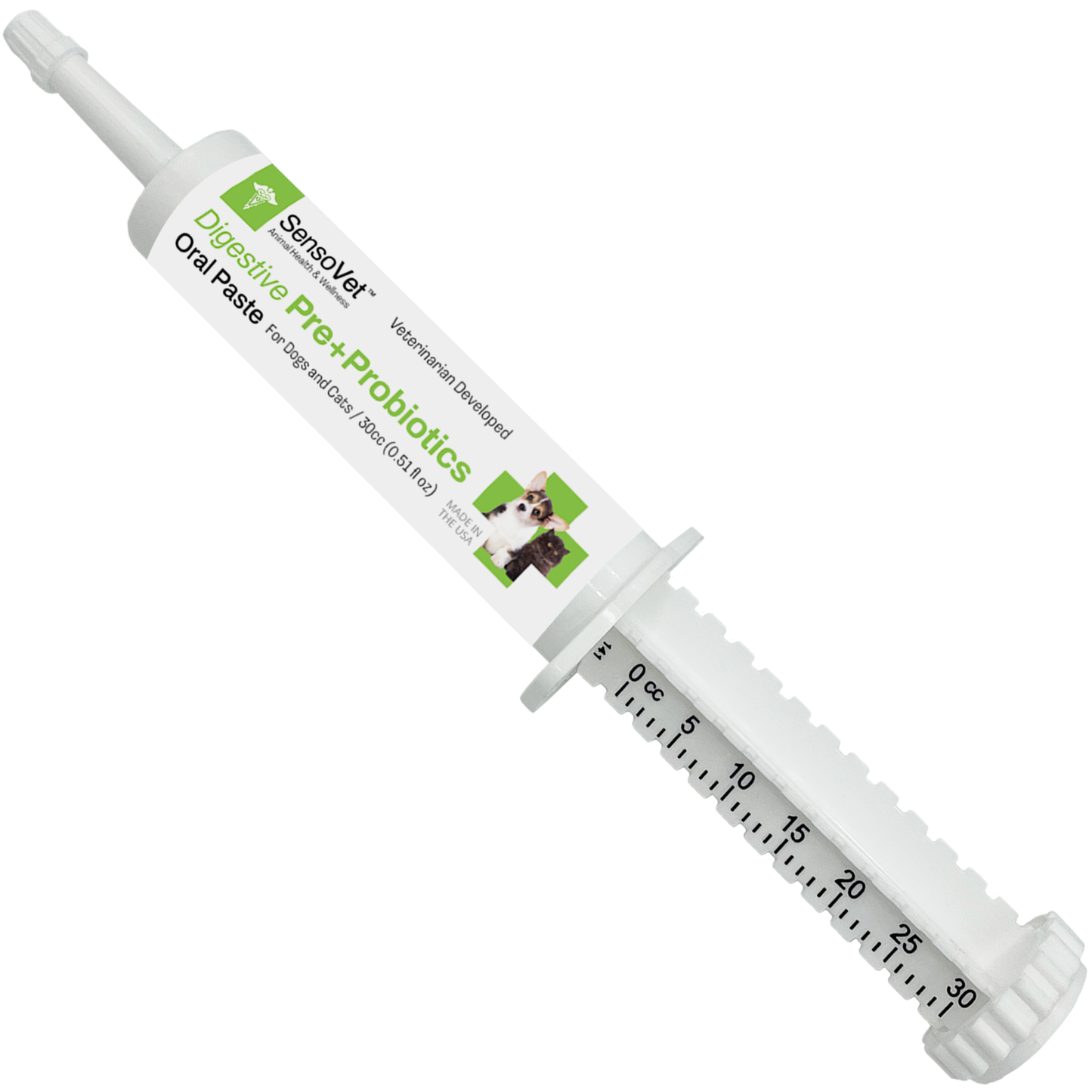 Prebiotic & Probiotic Oral Paste for Dogs & Cats - 30cc