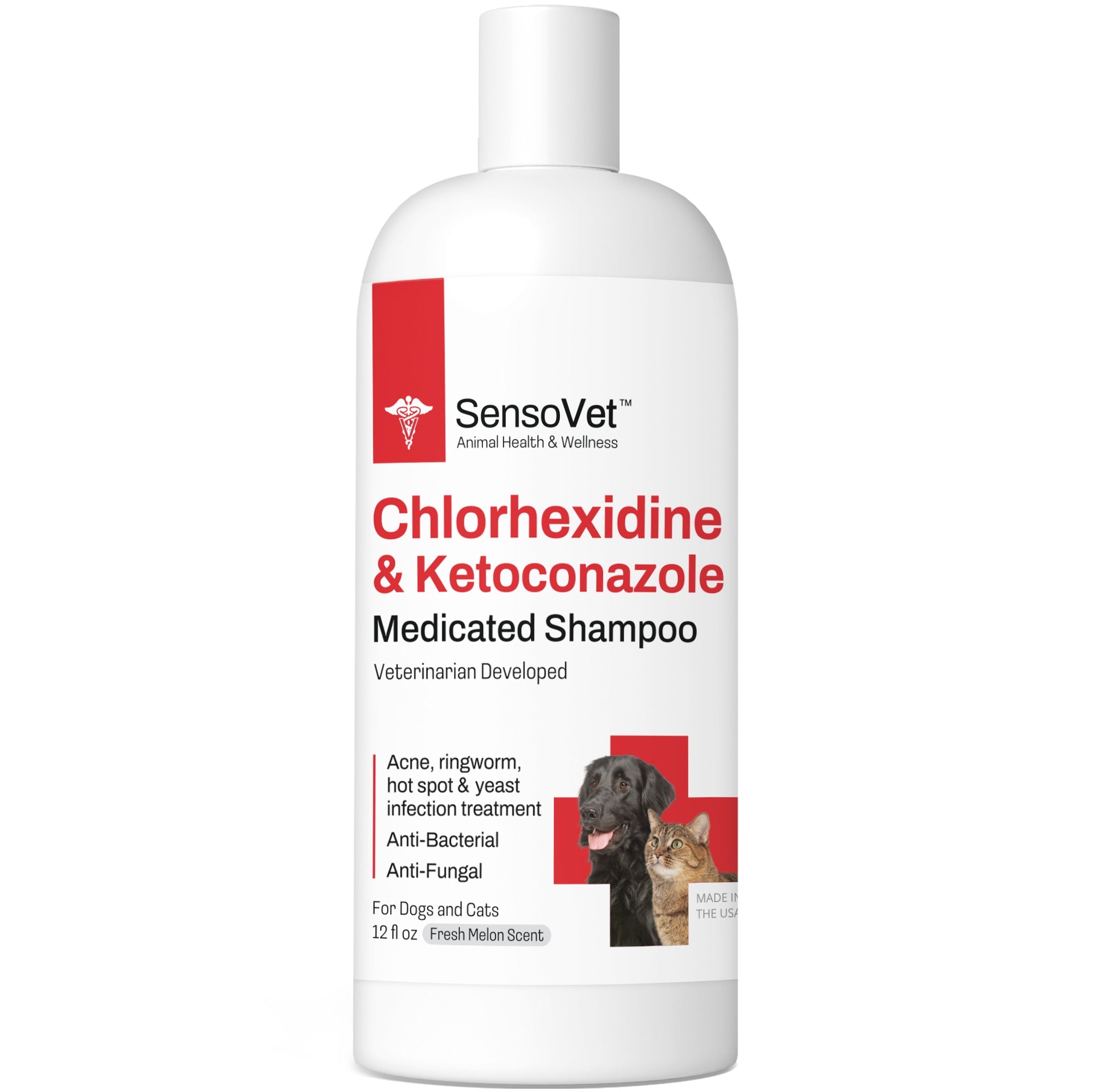 Scapoo Dog Chlorhexidine Ketoconazole Shampoo for Dogs & Cats - 12oz – TigerPetMarket