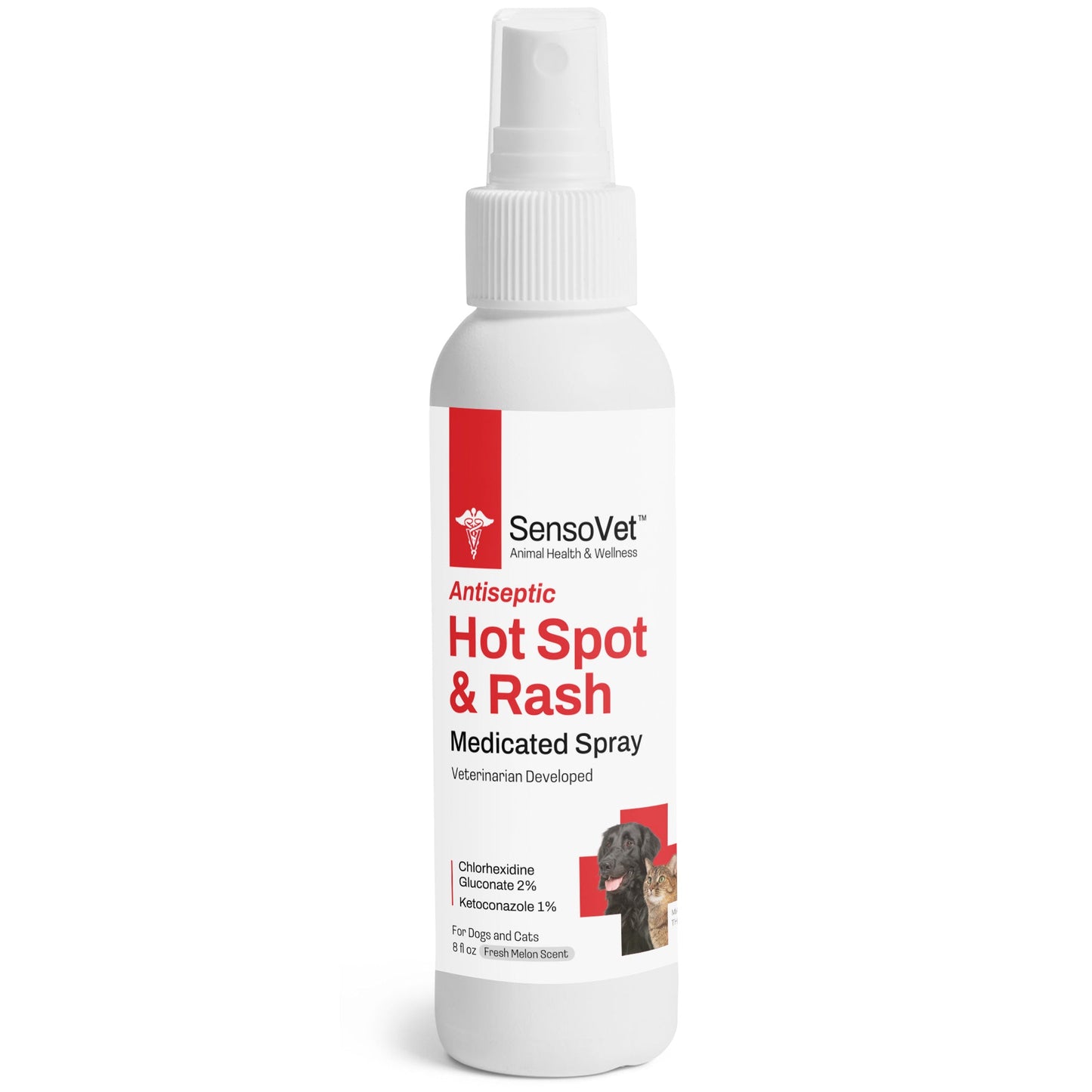 Hot Spot & Rash Spray for Dogs & Cats - 8oz