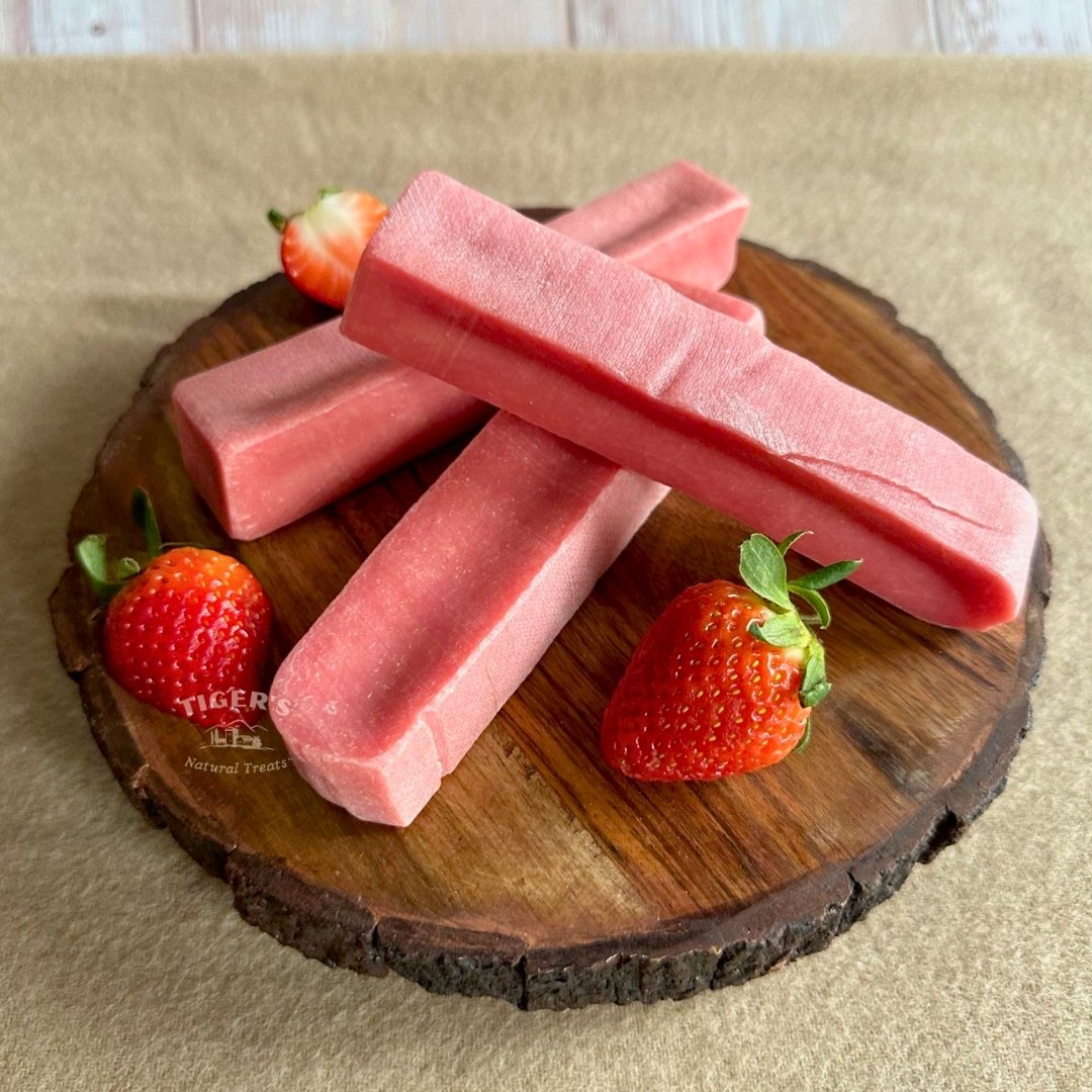 Strawberry Yak Chews for Dogs