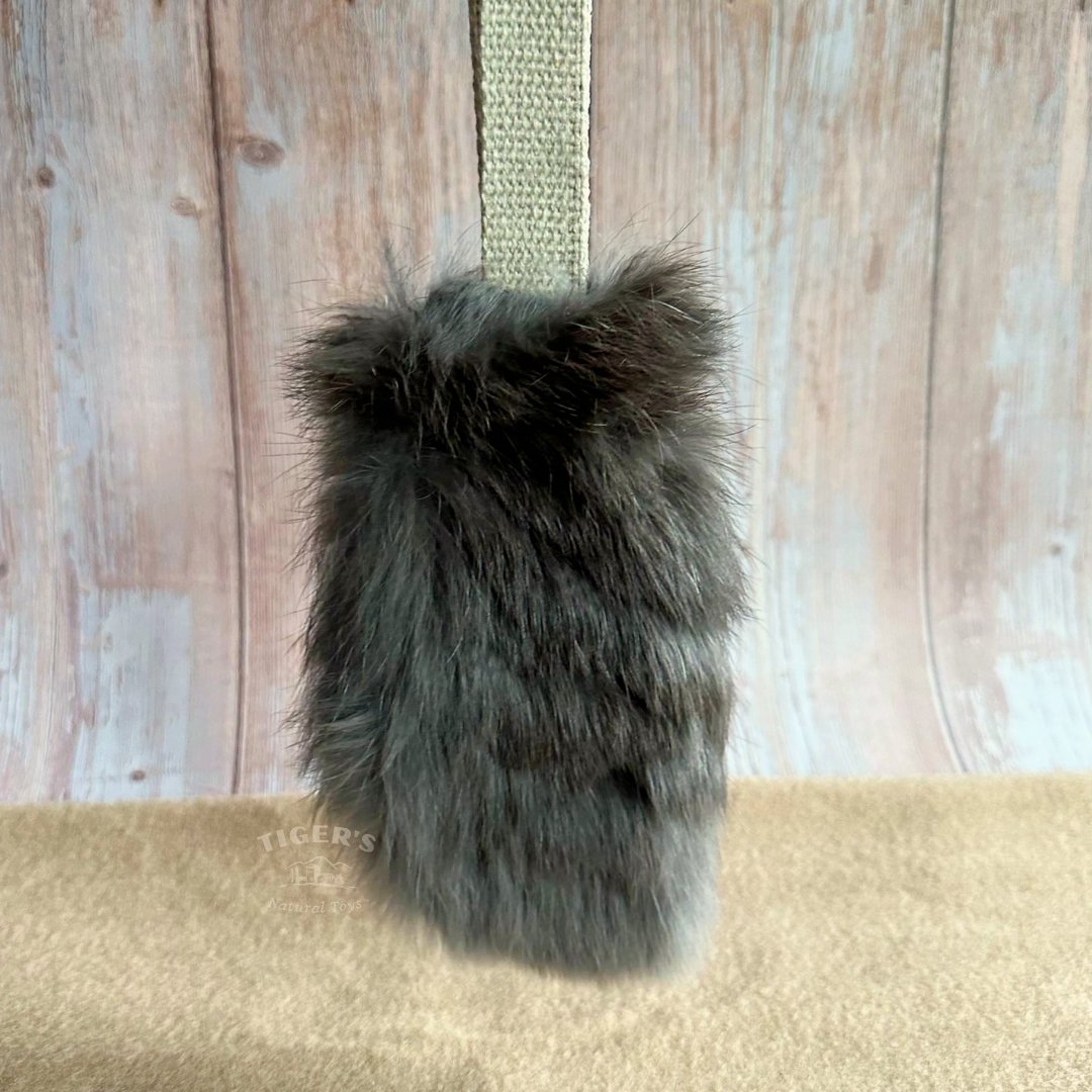 Rabbit Fur with Natural Hemp Rope Toy for Dogs and Cats