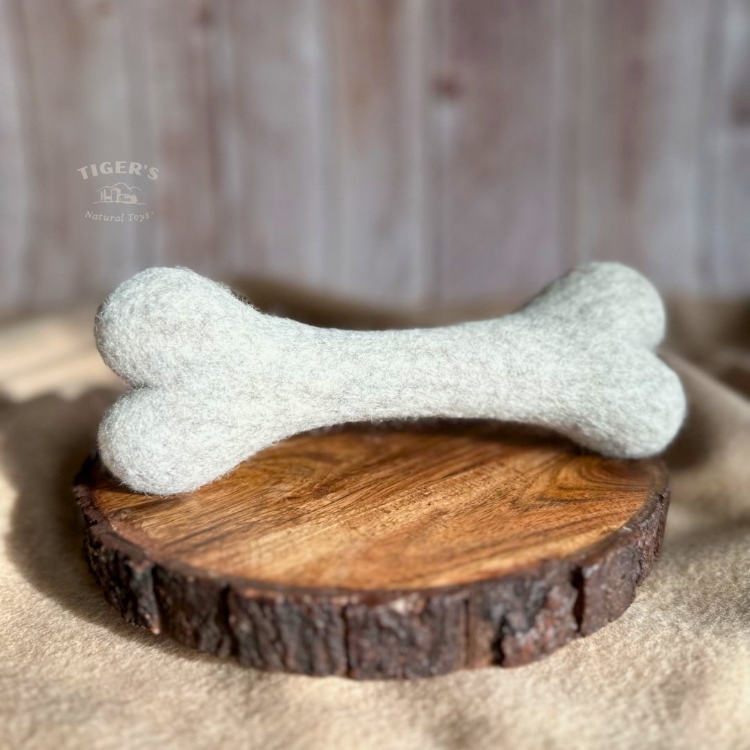 Wool Bone Dog Toy