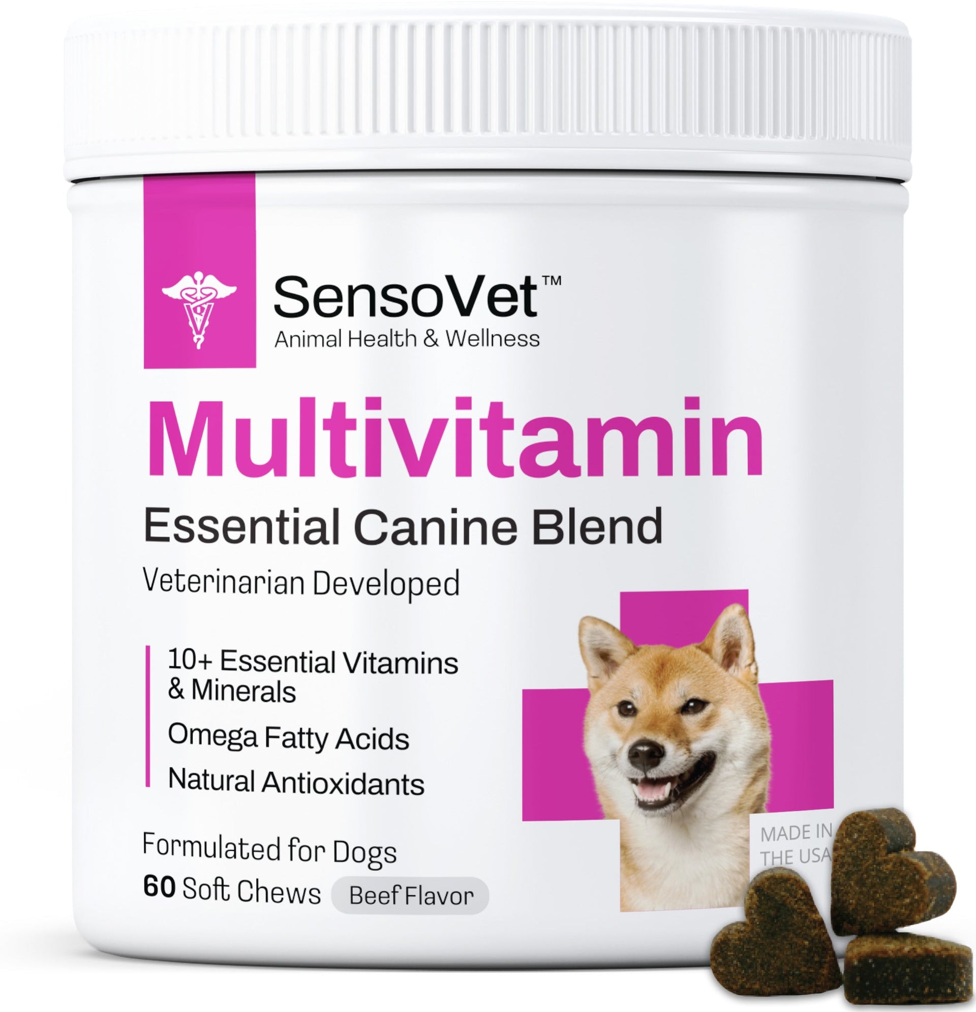 Multivitamin for Dogs Essential Canine Blend 60 Soft Chews